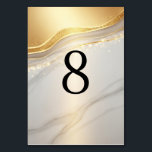 Modern Wedding Table Numbers (1–20) Tischnummer<br><div class="desc">Modern wedding table number cards designed for elegant and minimalist receptions. Featuring a soft abstract silk-inspired background in neutral tones, these table numbers create a refined and cohesive table setting. Each card displays a clean, centered number for maximum readability and a luxury look. Perfect for modern weddings and easy to...</div>