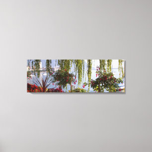 Modern Weeping Willow Stretched Canvas Print Leinwanddruck