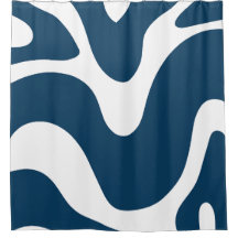Modern weiß & blau