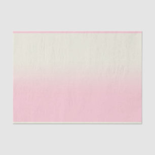 Modern weiß Pastell Pink Ombre Gradient Seidenpapier