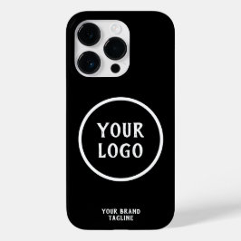 Modern weißes Firmenlogo Case-Mate iPhone 14 Pro Hülle