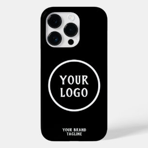Modern weißes Firmenlogo Case-Mate iPhone 14 Pro Hülle