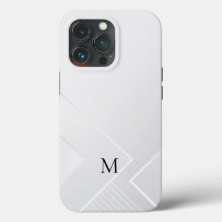 Modern weißes Muster Case-Mate iPhone Hülle