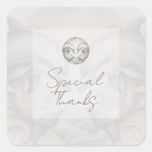 Modern Whimsy Dolphin Danke Stickers