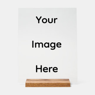 Modern White  Acrylschild