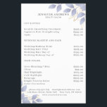 Modern White Blue Leafy Flyer<br><div class="desc">Moderner, grüner Flyer in Weiß, Blau. Bearbeiten Sie Ihr Produkt in wenigen Minuten, indem Sie Ihre Daten hinzufügen. Sie können den Schriftart/die Farbe/Position durch "weitere Personalisierung" ändern.</div>