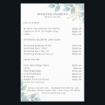 Modern, white-green Leafy Flyer<br><div class="desc">Modern leafy flyer in white, green. Edit your product in min by adding your data. You can change the font/color/position by further personalization.</div>