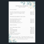 Modern, white-green Leafy Flyer<br><div class="desc">Modern leafy flyer in white,  green. Edit your product in min by adding your data. You can change the font/color/position by further personalization.</div>