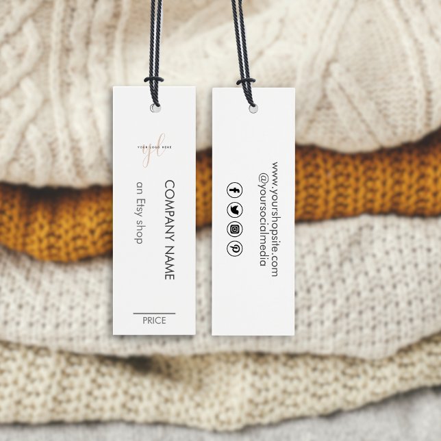 Modern White Minimalistisch Business Logo Preis-Ta (Von Creator hochgeladen)