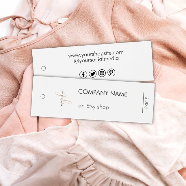 Modern White Minimalistisch Business Logo Preis-Ta (Von Creator hochgeladen)