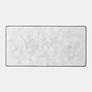 Modern White Square Pattern Schreibtischunterlage