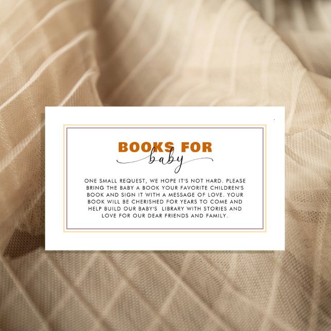  modern Wild One “Book for Baby” Begleitkarte (..)