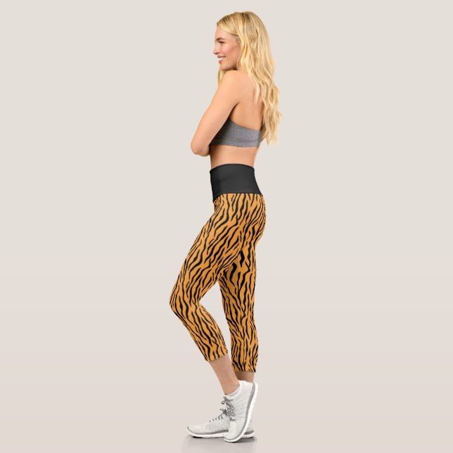 Modern Wild Tiger Pattern Leggings (Links)