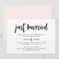 Modern Wish | Just Married Post Wedding Brunch