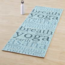 Modern Word Art Yoga