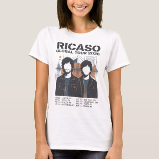 Modern World Tour 2026 Ricaso Fiktive Musik T-Shirt