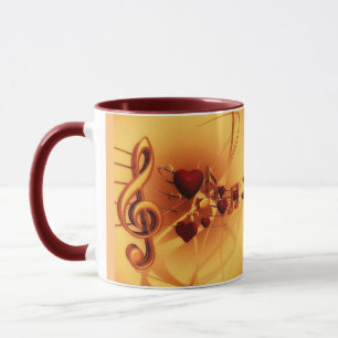Modern Zeichnend Musikoper Soprano Tasse