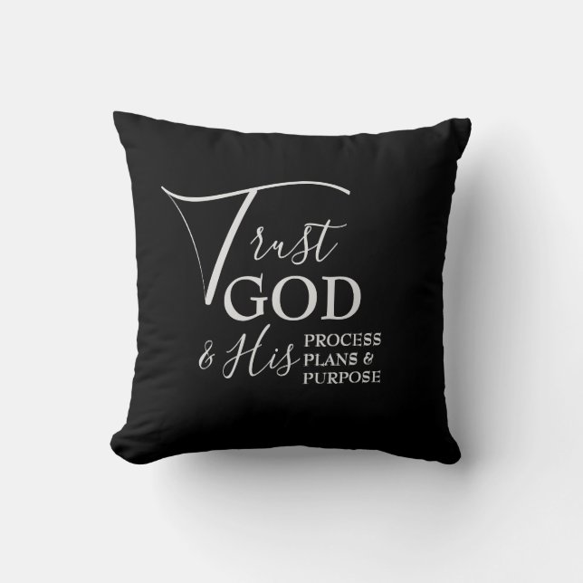 Modern | Ziele von TRUST GOD-Prozessplänen | Schwa Kissen (Vorderseite)