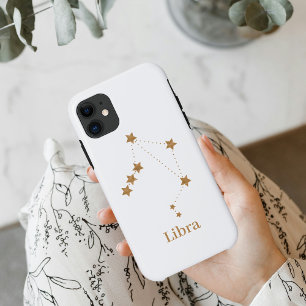 Modern Zodiac Sign Gold Libra   Element Air Case-Mate iPhone Hülle