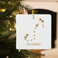 Modern Zodiac Sign Gold Scorpius | Element Wasser