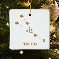 Modern Zodiac Sign Gold Taurus | Element Erde