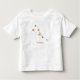 Modern Zodiac Sign Gold Taurus | Element Erde Kleinkind T-shirt (Vorderseite)