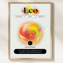 Modern Zodiac Sign Leo Zitat | Elementfeuer