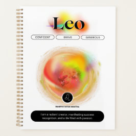 Modern Zodiac Sign Leo Zitat | Elementfeuer Planer