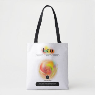 Modern Zodiac Sign Leo Zitat Elementfeuer Tasche