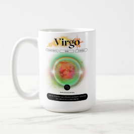 Modern Zodiac Sign Virgen Quote Earth Element Kaffeetasse