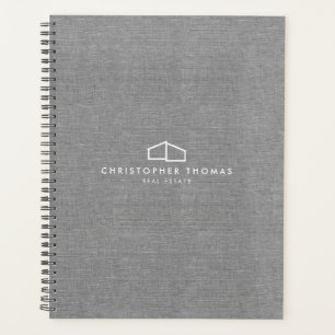 Modern Zuhause Logo Real Anwesen, Realtor Gray Lin Planer