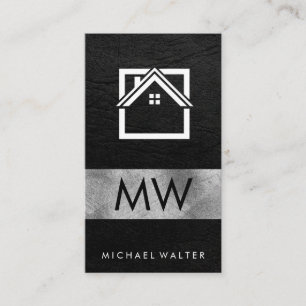 Modern Zuhause Real Anwesen Logo Visitenkarte