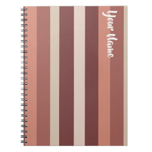 Moderna Linear Antique Rose & Kupfer Notizblock