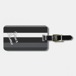 Moderna Linear | Carbon & Obsidian Gepäckanhänger