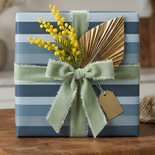 Moderna Linear   Schiefer & Nordsee Geschenkpapier