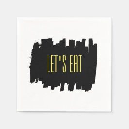 Moderne 16. Geburtstagsparty Napkins Serviette