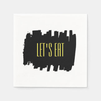 Moderne 16. Geburtstagsparty Napkins Serviette