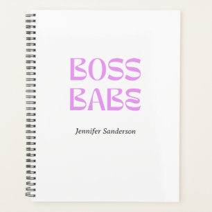 Moderne 2024 Boss Babe Personnalisé Blanc