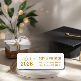 Moderne 2026 Gold-Schrift-Typografie Abschluss