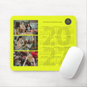 Moderne 2027 Kalender Neujahr Minimalist 3 Foto Mousepad