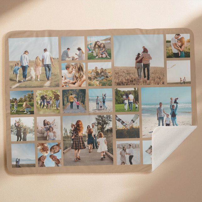 Moderne 23 FotoCollage Sherpadecke (Von Creator hochgeladen)
