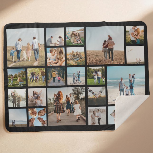 Moderne 23 FotoCollage Sherpadecke (Von Creator hochgeladen)