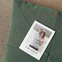 Moderne 2-Foto-Script QR-Code-Engagement-Partei Ankündigung