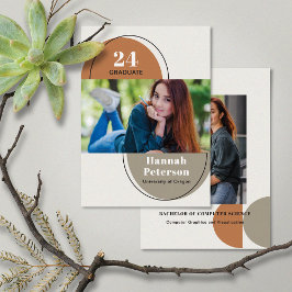 Moderne 2-Foto-Universität Pumpkin Taupe Ankündigung