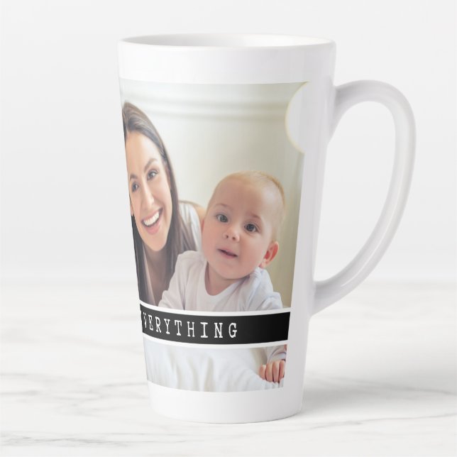 Moderne 2-Fotokollektion-Familie ist alles, was zu Milchtasse (Rechts)
