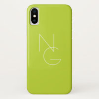 Moderne 2 Überschneidungen | Lime Green