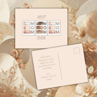 Moderne 3-Foto-Raster-Geschenk zum Muttertag