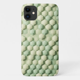 Moderne 3D geometrische Sechseckmuster - Elegantes Case-Mate iPhone Hülle