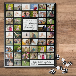 Moderne 47-Foto-Collage-Familienzitat Benutzerdefi