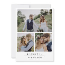 Moderne 4-Foto Hochzeit